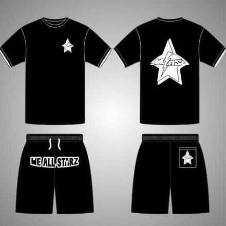 We all starz T-shirts and shorts